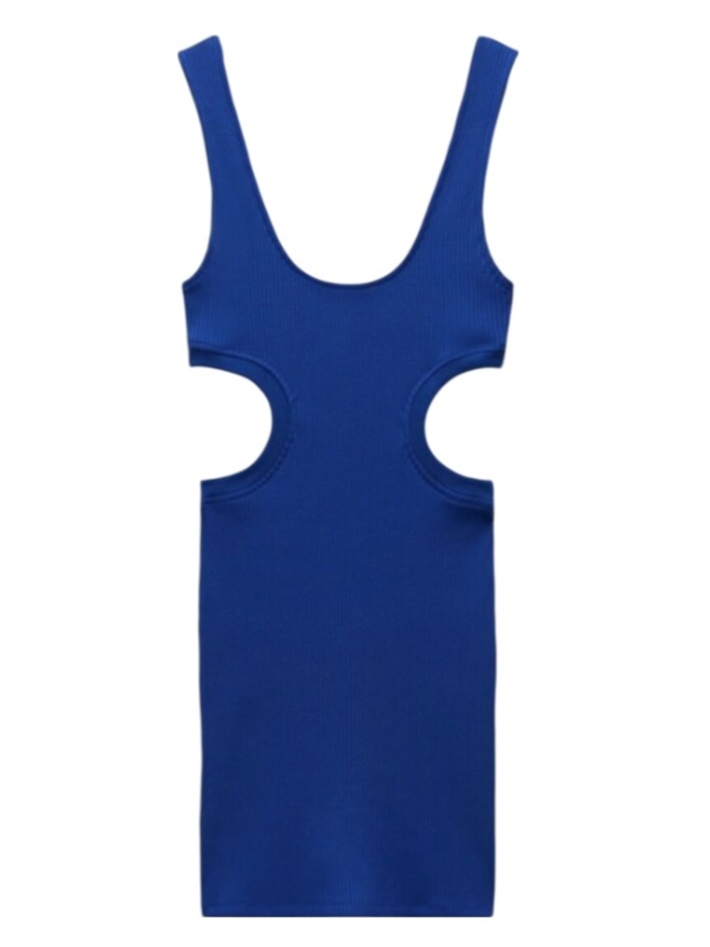 Zara Royal Blue Cutout Bodycon Dress